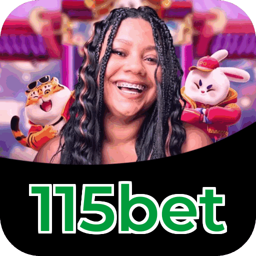 Interface do aplicativo 115bet mostrando jogos disponíveis no iOS e Android